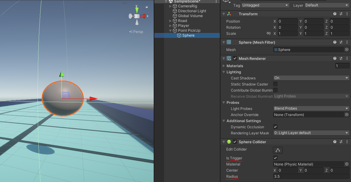 Pick Up GameObject